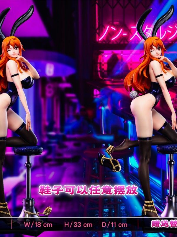 Wink Studio One Piece Nami Bunny Girl at a Bar Hot Sexy 1/6 Statue